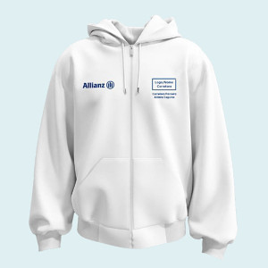 Moletom Allianz branco